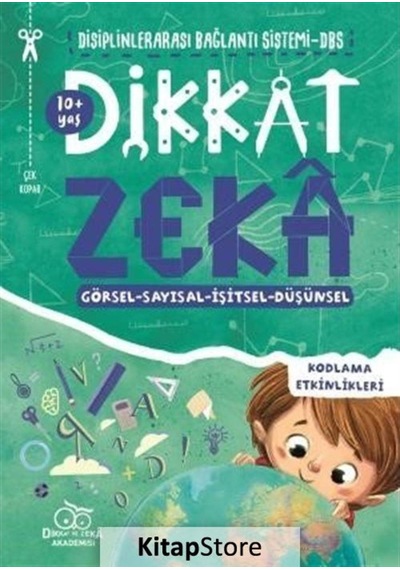 Di-Ze-10+ Yaş Dikkati ve Düşünme Becerilerini Geliştirme - Mehmet Türkdoğan - Dikkat ve Zeka Akademisi