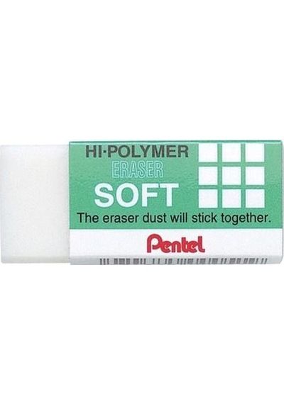 Pentel Sılgı Hı-polymer Zes-05 Soft Beyaz Kucuk