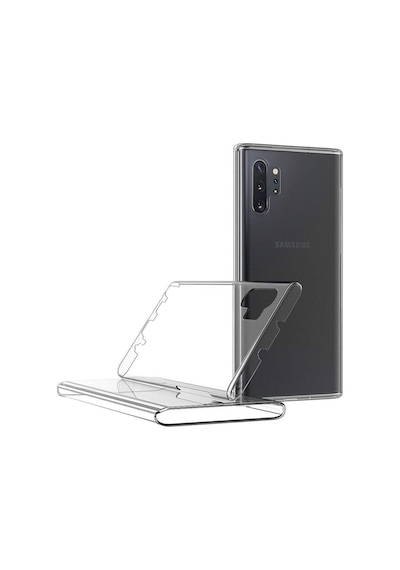 Teknomoda Samsung Uyumlu Galaxy Note 10 Plus 360 Kilif Seffaf Silikon Ön Arka 397703288