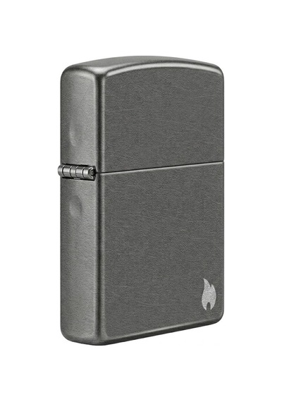Zippo Flame Dizayn Çakmak - Gray Dusk Gri