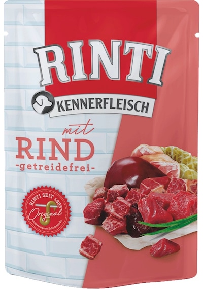 Rıntı - 814 - Dana Etlı Pouch Köpek Maması - Spt-gld - 400 Gr