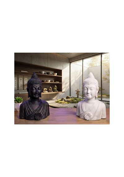 2'li Set Buda Heykeli 15 Cm Meditasyon Heykeli, Figür Meditasyon Biblo Masa Üstü Biblo, Hediyelik