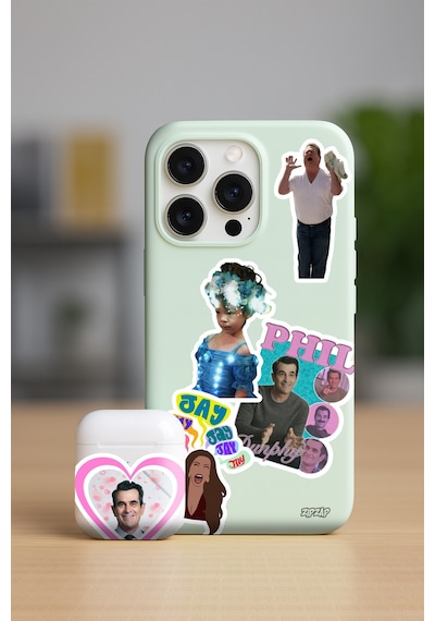 Modern Family Telefon Laptop Bullet Journal Yapışkanlı Folyo Sticker Paketi 20 Adet Çok Renkli
