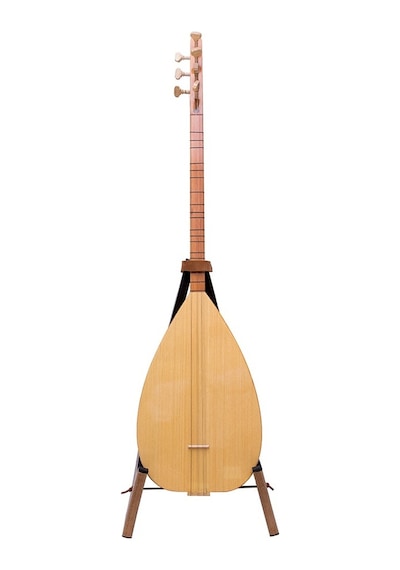 Ahşap Bağlama Standı Saz Sehpa Donizetti