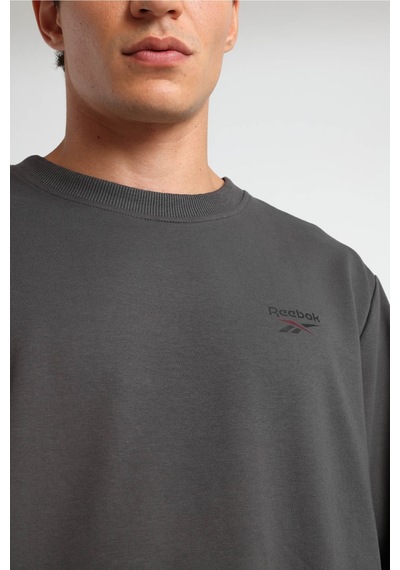 Reebok Sweatshirt Erkek Antrasit Nıkı Crew Gri