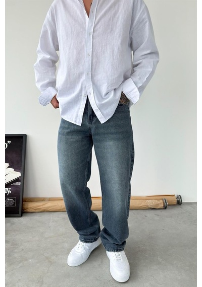 Mavi Basic Baggy Fit Pantolon Mavi