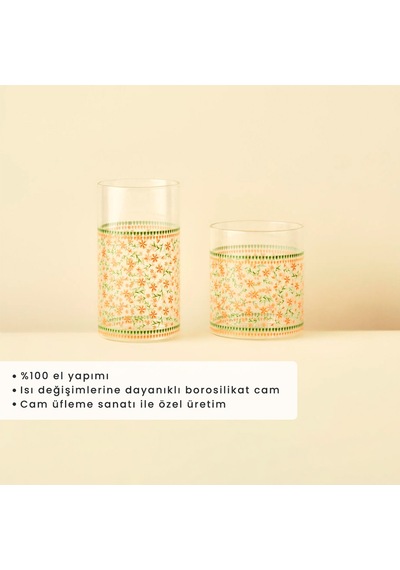 Bella Maison Blossom Bardak Seti 12'li Çok Renkli