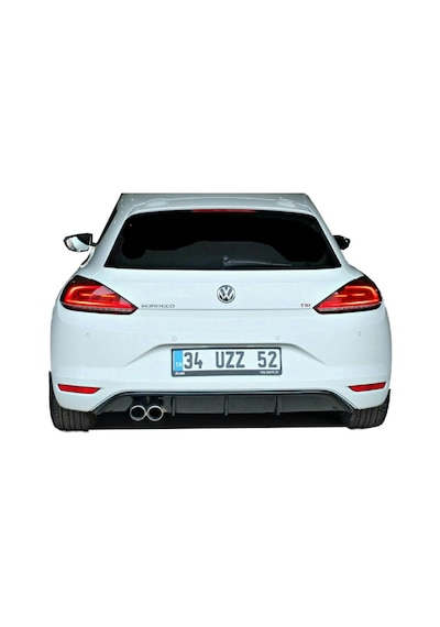 Volkswagen Scirocco (2015-2017) Arka Tampon Eki - Difüzör (plasti