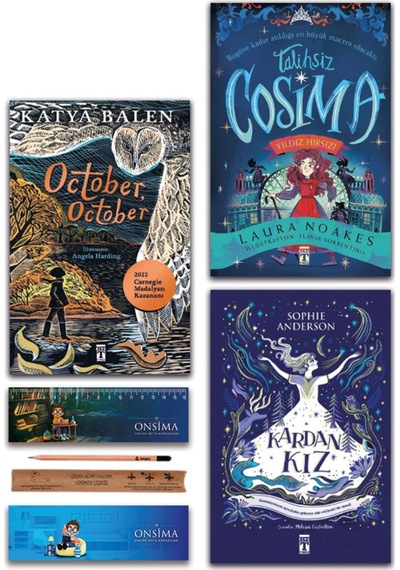 Genç Timaş October October - Kardan Kız - Talihsiz Cosima Set - 3 Kitap
