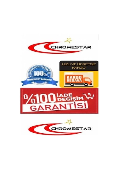 Ford Connect Krom Cam Çıtası Tk 2009-2014 2prç P.çelik