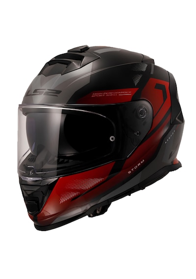 Ls2 Storm 2 Kronos Fullface Motosiklet Kaskı Kırmızı - Gri