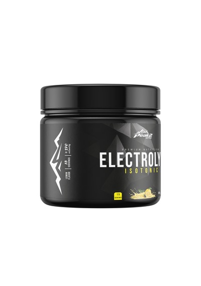 Peak2 Elektrolit İzotonik Toz Karışım Limon Aromalı 300 Gr 15 Servis