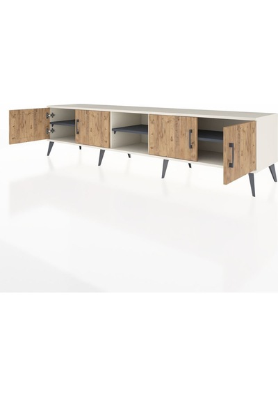 Hyperion Tv Ünitesi 3 Raflı 4 Kapaklı 220x44x51 Aytaşı-çam/antrasit Atlas Çam/antrasıt - Aytası Hyperion Tv Ünitesi 3 Raflı 4 Kapaklı 220x44x51 Aytaşı-çam/antrasit Atlas Çam/antrasıt - Aytası