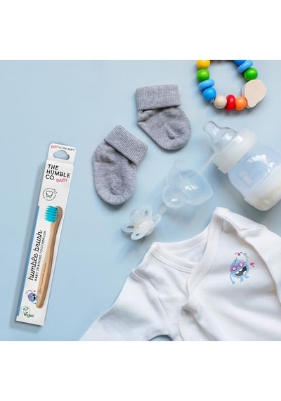 The Humble Co. - Humble Brush Baby Black - Ultra Soft Siyah Bebek Bambu Diş Fırçası Ultra Soft Siyah