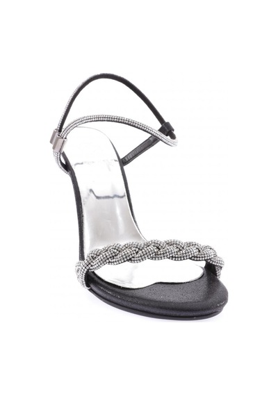 Dgn 533 23y Kadin Silver Taşli Burgu Bantli Abiye Ayakkabi 533-2183-R1534 Siyah Dgn 533 23y Kadin Silver Taşli Burgu Bantli Abiye Ayakkabi 533-2183-R1534 Siyah