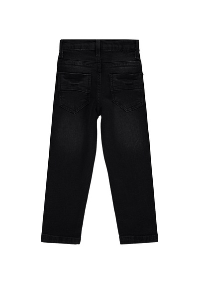Civil Boys Basic Çizgili 6-9 Yaş Pantolon Kot - Gri Füme