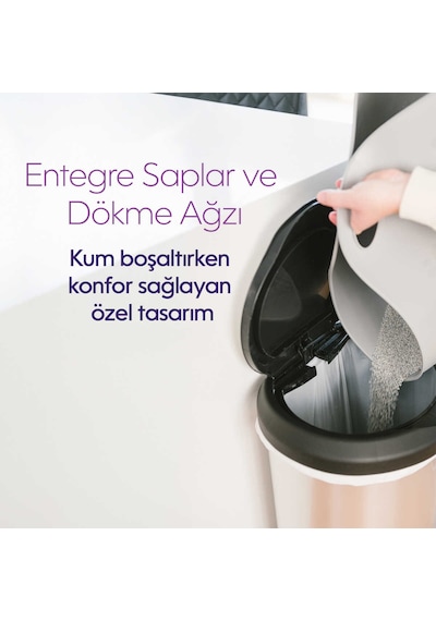 Yüksek Duvarlı Kolay Temizlenen Kedi Kum Kabı Yumuşak Esnek Taşınabilir Premium Kedi Tuvaleti