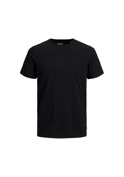 Jack & Jones Jack&jones 12156101 0 Yaka Erkek Basic Tshirt - Siyah SIYAH