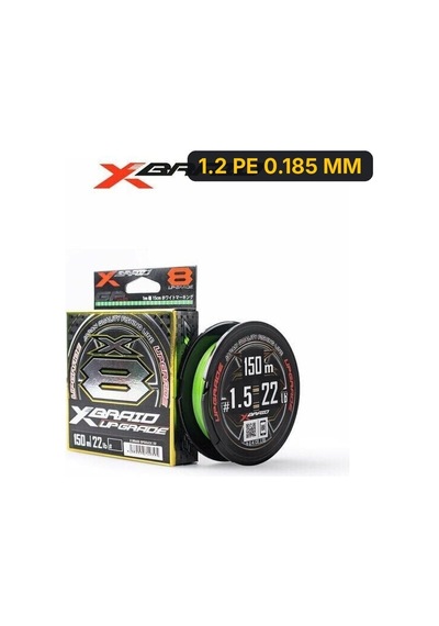 Ygk X006 Upgrade Pe X8 150m Yeşil İp Misina 1.2 PE 0.185 MM