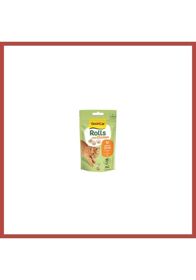 Gimcat Rolls Tavuklu Kedi Ödül Maması 50 Gr Erdotıca