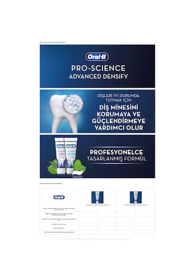 Oral-B Pro-Science Advanced Densify Hassas Beyazlık Diş Macunu 65 ML