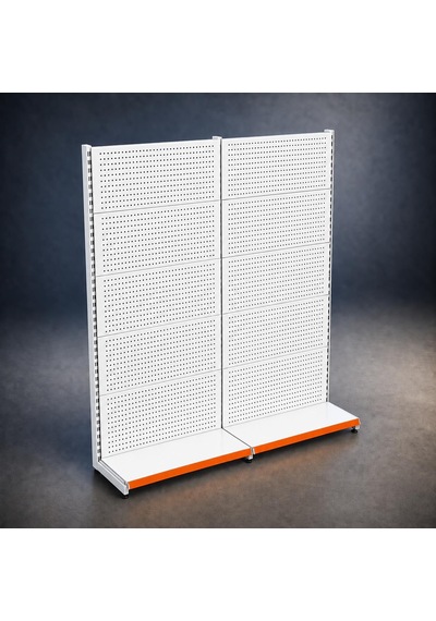 Hırdavat Rafı Ekonomik 2'li Duvar Ünitesi-bazasız H:220 Cm 40x60 Cm-antrasit Gri Çok Renkli