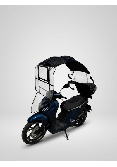 Motorsiklet Scooter Tentesi Yağmur Rüzgar Korumalı Gölgelik Katlanabilir
