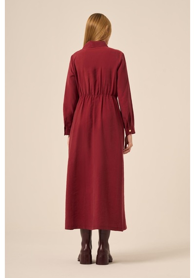 Ftz Women Ftz Kadın Modal Elbise Bordo 31183 Bordo