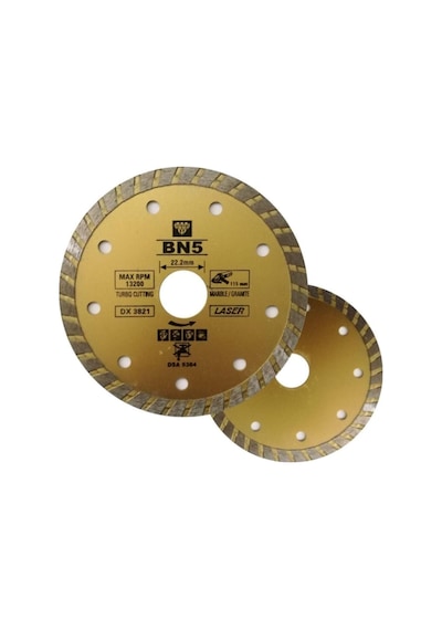 Ahşap Kesici Mermer Fayans Kesme 115 Mm Disk Seti Spiral Taşlama Kesici Diskleri