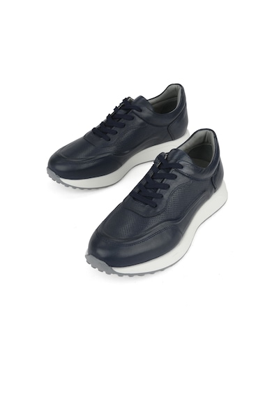 Ziya, Erkek Hakiki Deri Sneaker 1531026z290 Lacivert 1531026z290 200 Lacivert