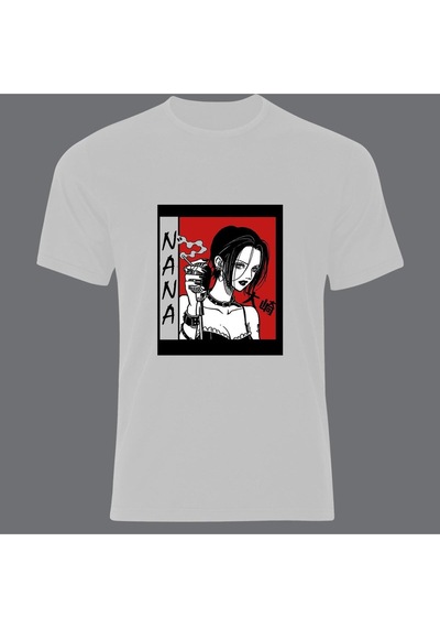Black Stones - Nana Anime Baskılı Tshirt Beyaz