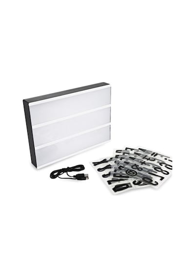 Orta Boy Light Box 96 Harfli Beyaz