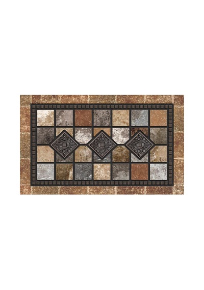 Dekoratif Dış Kapı Paspası Dijital Baskılı, Kaymaz Pvc Plastik Tabanlı, Şık Desenli Kapı Önü Paspası 40x70 Cm Çok Renkli2 - 937312887 Çok Renkli2