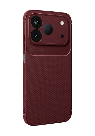 Newface - 91 - Tecno Spark 50 4g Auto Focus Karbon Kapak - Spt-gld - - Bordo