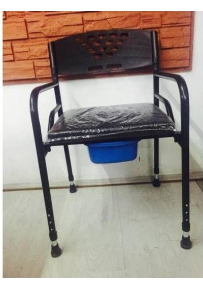 Deri Döşeme Katlanır Derili Klozet Yükseltici