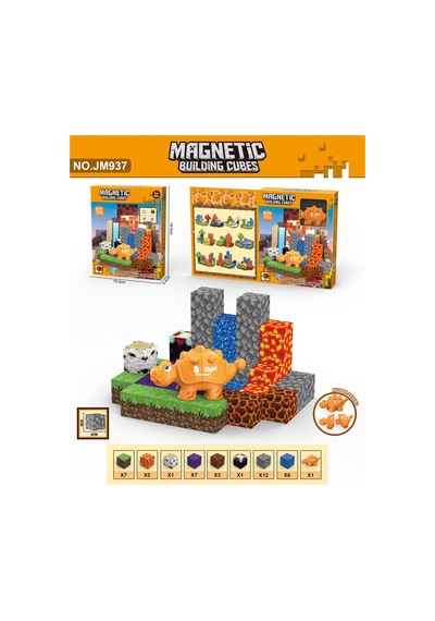 Magnetıc Küpler Eğitici Dinazorlar Jm930-jm939