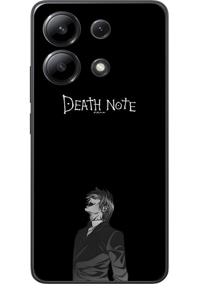Xiaomi Redmi Note 13 Uyumlu Şeffaf Kılıf Death Note 1 Tasarımlı