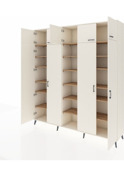 Hyperion Dolap 18 Raflı 9 Kapaklı 220x44x243 Aytaşı-aytaşı/çam Aytası/atlas Çam Hyperion Dolap 18 Raflı 9 Kapaklı 220x44x243 Aytaşı-aytaşı/çam Aytası/atlas Çam