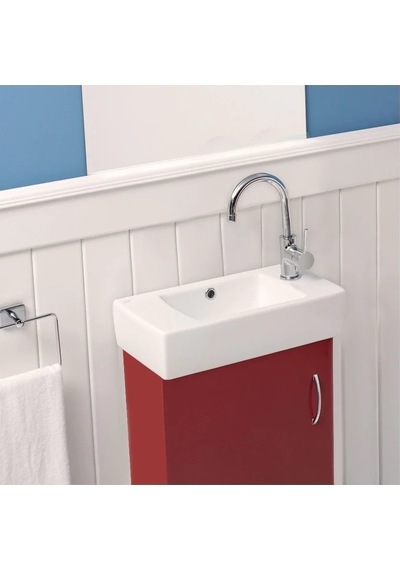Turkuaz Seramik Cerastyle City 25 x 50 CM Sağdan Delikli Lavabo