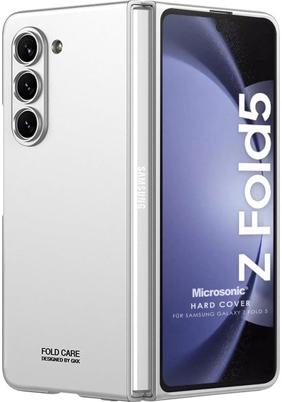 Microsonic Samsung Galaxy Uyumlu Z Fold 5 Kılıf Shape Hard Cover Koyu Yeşil