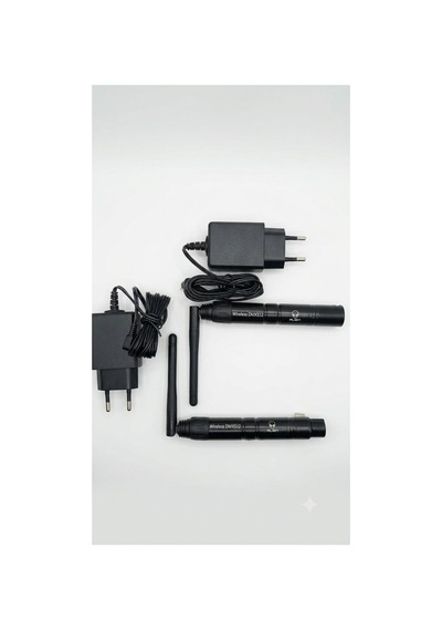 2 Adet Dmx Kablolu Kablosuz Işık Verici Ve Alıcı Seti - Şarj Edilebilir - Dj - Disko - Parti - Sahne İçin 2.4g - 1 Verici 1 Alıcı
