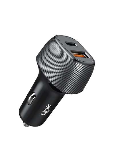Linktech C497 Safe 38W Dual USB-C Araç Şarj Aleti
