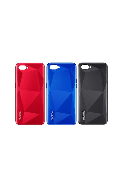 Oppo Realme C2 İle Uyumlu Arka Pil Kapak Mavi