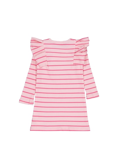 Civil Girls Çizgili 2-5 Yaş Elbise - Pembe