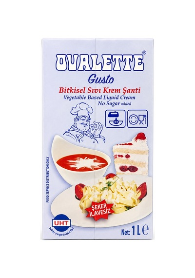 Ovalette Gusto Bitkisel Sıvı Krem Şanti 1 L