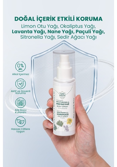 Bade Natural Limon Otu Koruyucu Vücut Spreyi 100 ML
