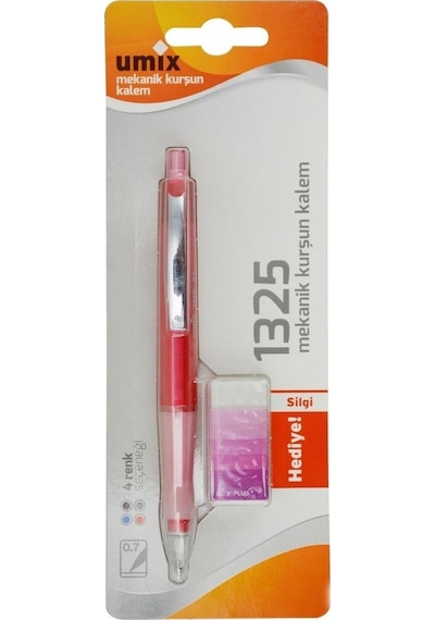 1325 0,7 Mm Versatil Kalem + Silgi Seti Karışık Renk Yollanmaktadır.
