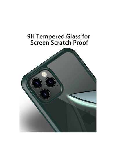 Apple Uyumlu  iPhone 11 Pro Max 360 Tam Koruma Ön Ve Arkasi Camli Silikon 393845153