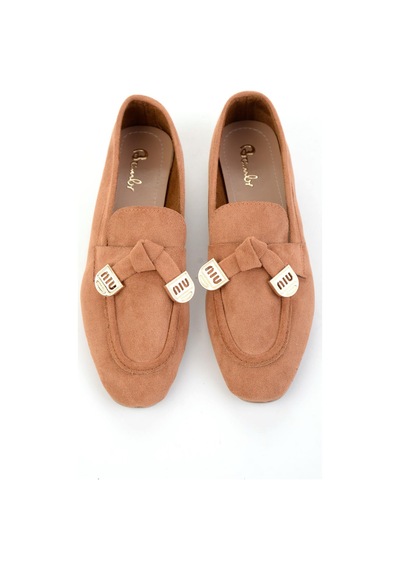 Bambi Taba Kadın Loafer Ayakkabı K01688011572 Taba