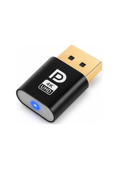 Px-5261 Displayport 4k Uhd Display Dummy Plug, Dp Sanal Monitör Adaptörü, Ekran Kartı Emülatörü, Headless Display Emulator, Bitcoin Mining Ve Uzaktan Erişim İçin